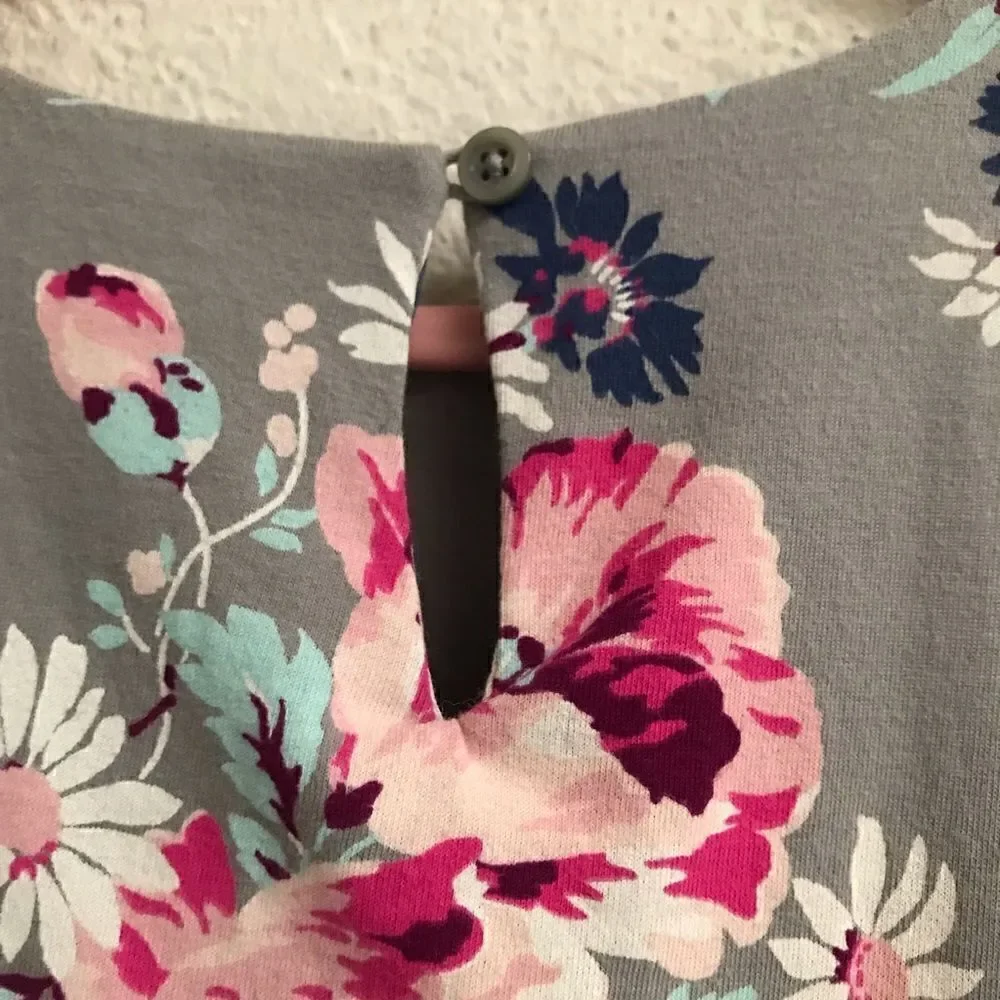 ‎NWT Gap Kids floral layered look top S